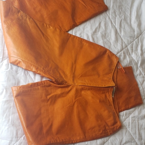 Hugo Buscati Pants - Vintage Hugo Buscati Genuine Leather Pant